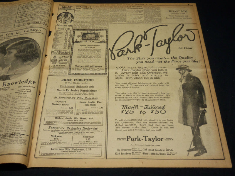 1919 DECEMBER 20 NEW YORK TIMES - LORD FRENCH ATTACKED FROM AMBUSH - NT 8537