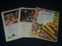 1954-1959 PHOTOGRAPHY ANNUAL MAGAZINES LOT OF 3 - GREAT PHOTOS - O 2721