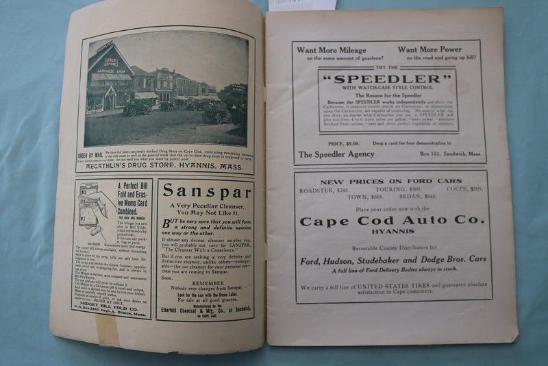1916 OCTOBER CAPE CODE A MONTHLY MAGAZINE - K 3417