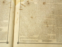 1851 MAY 24 BOSTON MUSEUM NEWSPAPER - SAMUEL THURSTON - LYNCHING - NP 9023