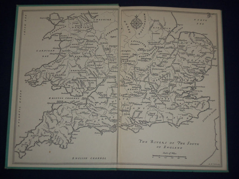 1944 THE FAIR RIVER OF SOUTHERN ENGLAND BOOK BY FLETCHER ALLEN 2ND EDN - KD 2476