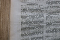 1852 JULY-DECEMBER THE LITERARY WORLD BOUND VOLUME - HAWTHORNE-WEBSTER - KD 9719