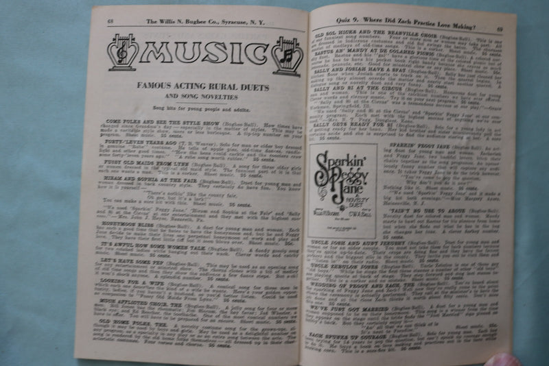 1929 BUGBEE'S ANNUAL GUIDE SOFTCOVER BOOK - SYRACUSE, NY - K 3435
