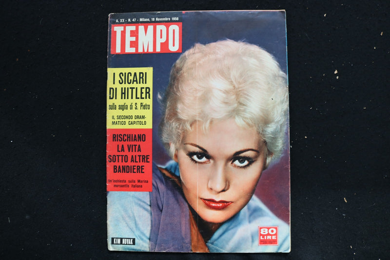 1958 NOVEMBER 18 TEMPO MAGAZINE - KIM NOVAK COVER - E 25831