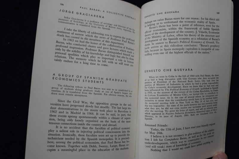 1965 MARCH MONTHLY REVIEW MAGAZINE-TO THE MEMORY OF PAUL ALEXANDER BARAN- K 1601