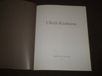 1991 ULRICH RUCKRIEM - SERPENTINE GALLERY SOFTCOVER CATALOG - KD 5007
