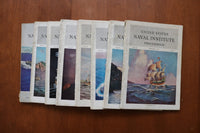 1957-1958 U.S. NAVAL INSTITUTE PROCEEDINGS - SOFTCOVER BOOKS - LOT OF 8 - O 3922