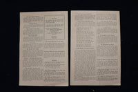 1933 THE CENTER CHURCH CHRONICLE NEWSLETTER - LOT OF 2 - K 1502