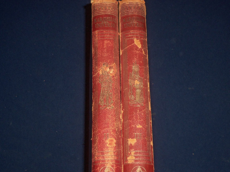 1947 MARAVILLAS DEL UNIVERSO VOLUME 2 & 3 PUBLISHED BY J. G. GUINON - KD 1526