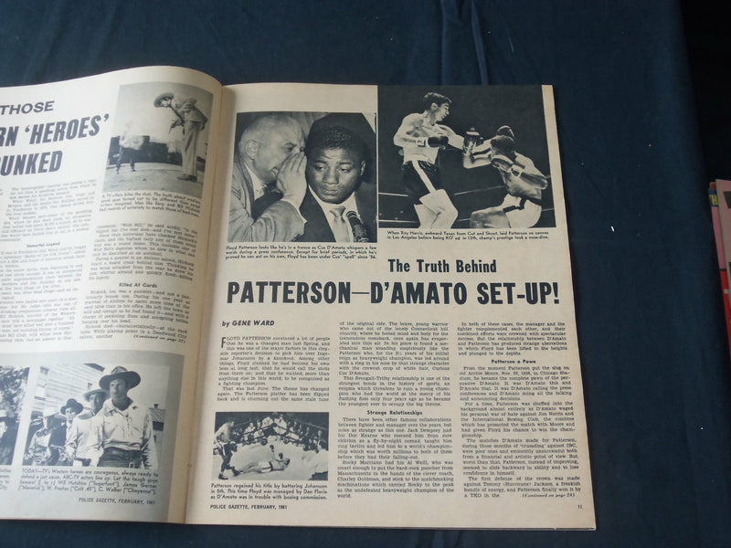 1961 FEBRUARY THE NATIONAL POLICE GAZETTE MAGAZINE - PRINCES GRACE - B 5704