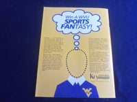 1988 OCT 22 FOOTBALL PROGRAM - WEST VIRGINIA UNIV VS BOSTON COLLEGE - SP 4686W