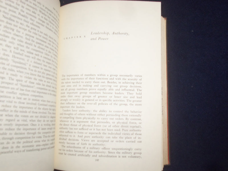 1963 PASSION AND SOCIAL CONSTRAINT HARDCOVER BOOK BY E. VAN DEN HAAG - KD 9163