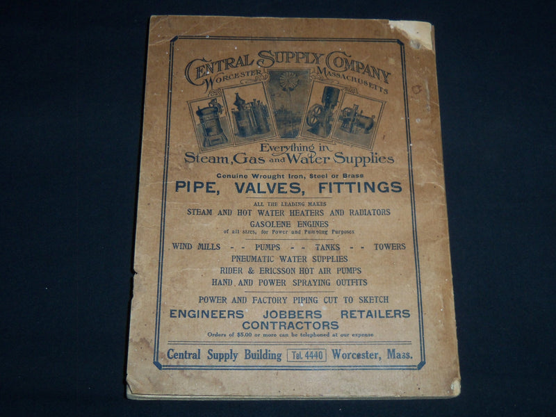 1912 WINTER NEW ENGLAND TELEPHONE DIRECTORY SECTION 4 - J 8816