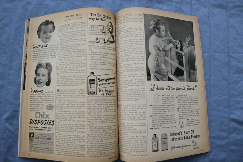 1946 MAY WOMAN'S DAY MAGAZINE - GREAT COVER, ARTICLES & ADS - ST 1000Q