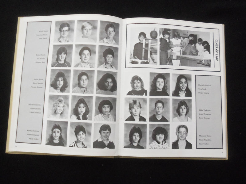 1987 SANDPRINTS CARL SANDBURG MIDDLE SCHOOL YEARBOOK - OLD BRIDGE, NJ - YB 3184