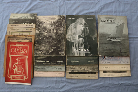 1909-1916 THE CAMERA MAGAZINE - LOT OF 18 - O 3836