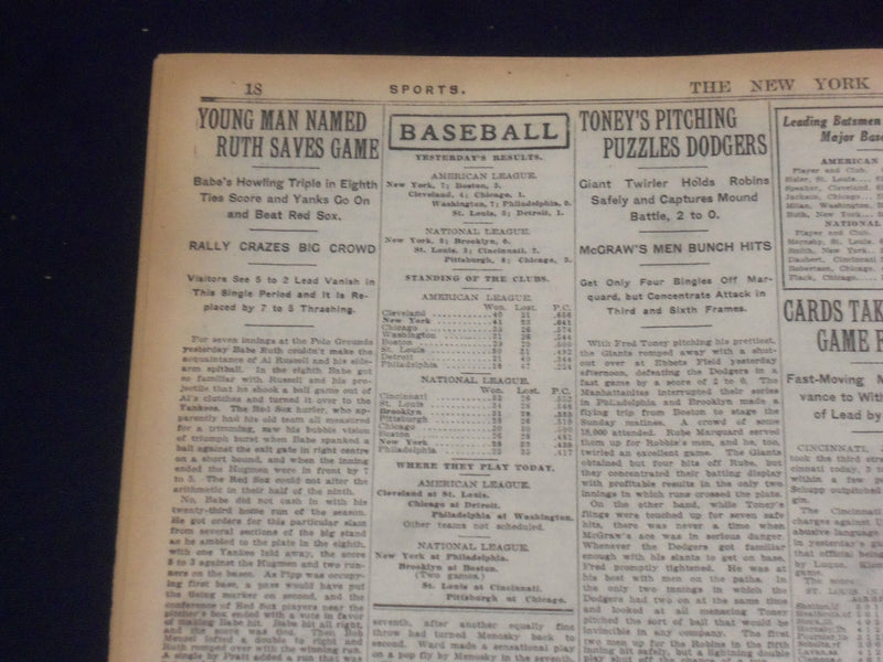 1920 JUNE 28 NEW YORK TIMES - MURPHY DROPS COX, MAY GO TO M'ADOO - NT 9118