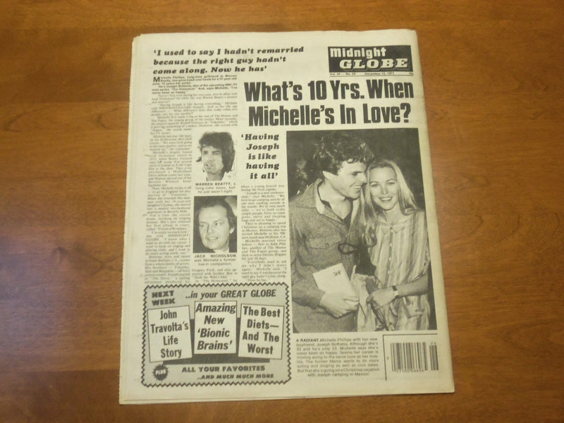 1977 DEC 13 MIDNIGHT GLOBE NEWSPAPER -TRUTH BEHIND THE PRESLEY DIVORCES- NP 4738
