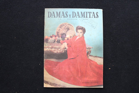 1953 JULY 22 DAMAS Y DAMITAS MAGAZINE - AVA GARDNER COVER - E 25377