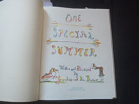 1974 ONE SPECIAL SUMMER HARDCOVER BOOK BY JACQUELINE AND LEE BOUVIER - R 736Y