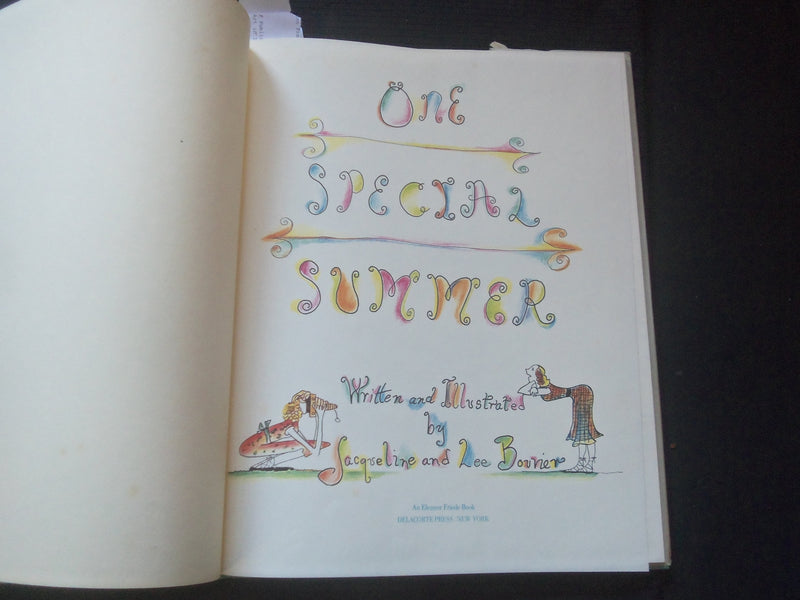 1974 ONE SPECIAL SUMMER HARDCOVER BOOK BY JACQUELINE AND LEE BOUVIER - R 736Y