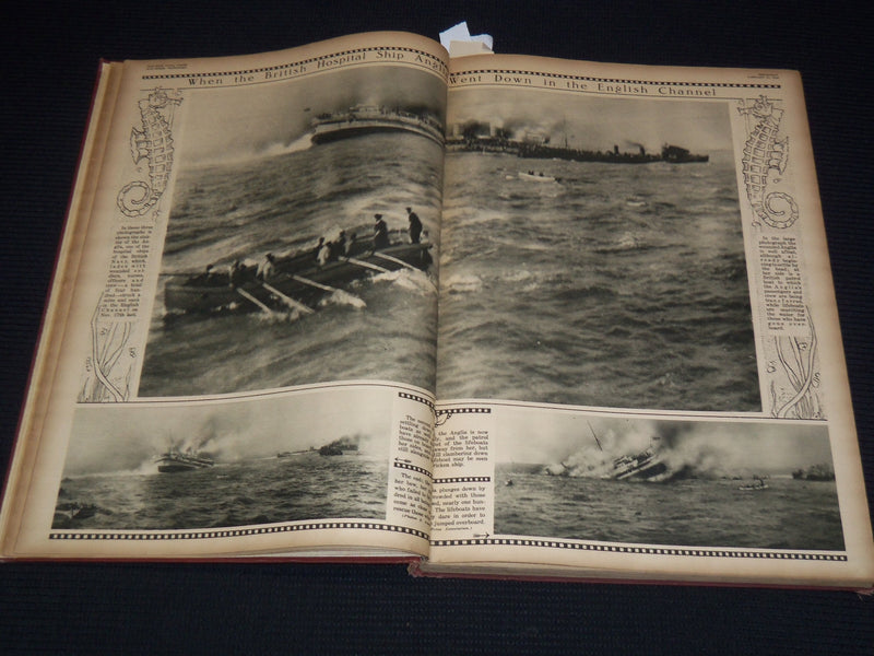 1916 PHOTOGRAPHIC HISTORY OF GREAT EUROPEAN WAR IN GRAVURE VOLUME - KD 4675A
