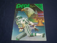 1980 OCTOBER 26 PRO MAGAZINE - CHICAGO BEARS AT PHILADELPHIA EAGLES - ST 3811S