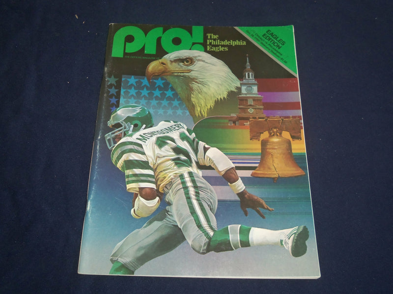 1980 OCTOBER 26 PRO MAGAZINE - CHICAGO BEARS AT PHILADELPHIA EAGLES - ST 3811S
