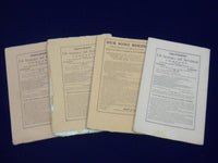 1866 THE SUNDAY SCHOOL TEACHER VOLUME #1 MAGAZINE LOT OF 4 ISSUES - O 2842