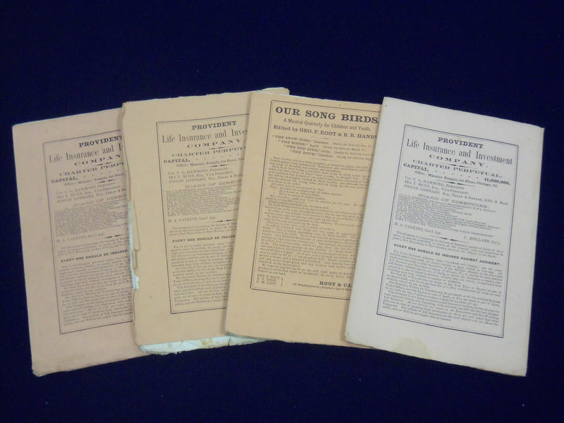 1866 THE SUNDAY SCHOOL TEACHER VOLUME #1 MAGAZINE LOT OF 4 ISSUES - O 2842