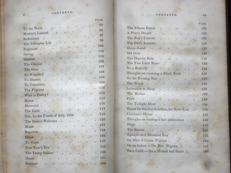 1839 WALES AND OTHER POEMS HARDCOVER BOOK BY MARIA JAMES - KD 8750