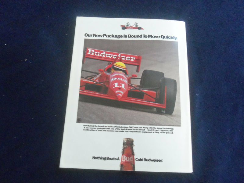 1991 OCTOBER 4-6 BOSCH SPARK PLUG GRAND PRIX RACING PROGRAM - SP 3990V