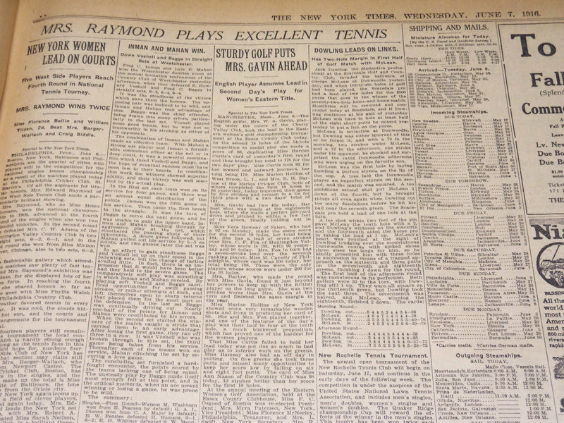 1916 JUNE 7 NEW YORK TIMES - KITCHENER AND STAFF PERISH AT SEA - NT 8607