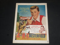 1950 APRIL 15 COLLIER'S MAGAZINE - KIRK DOUGLAS AD ON BACK COVER - SP 7866