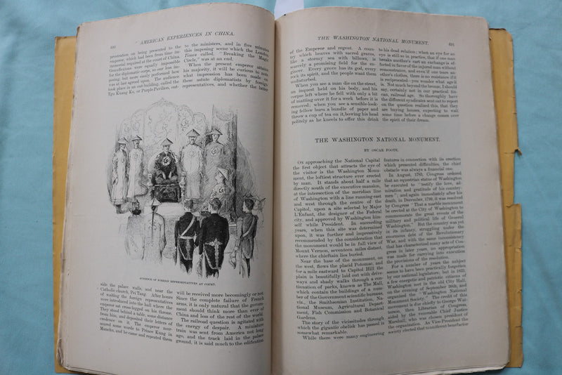 1887 AMERICAN MONTHLY ILLUSTRATED MAGAZINE - LOT OF 2 - K 3287