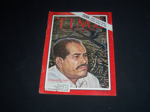 1962 APRIL 27 TIME MAGAZINE - COMMUNIST CHIEF BLAS ROCA - T 1845