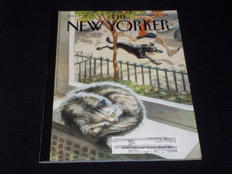 2015 OCTOBER 5 THE NEW YORKER MAGAZINE NICE ILLUSTRATED COVER - E 3212