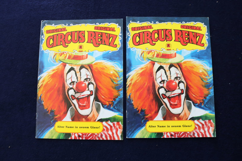 1990'S CIRCUS RENZ PROGRAMS - DUTCH - LOT OF 8 - O 3526