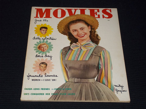 1952 JUNE MOVIES MAGAZINE - MITZI GAYNOR FRONT COVER - E 14209