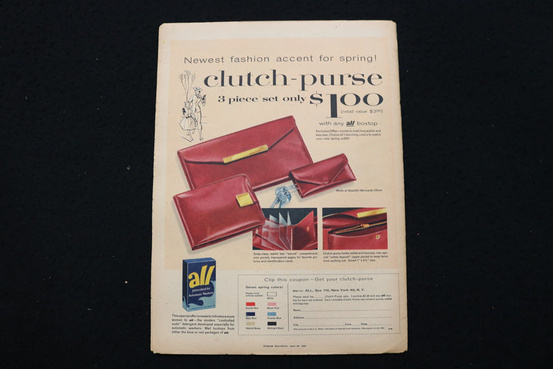 1956 APRIL 29 SUNDAY MIRROR MAGAZINE - CYD CHARISSE COVER - E 25533