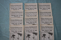 2008 GULF STREAM PARK HORSE RACING PROGRAMS - LOT OF 43 - VARIOUS DATES - O 3956