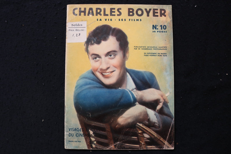 1940'S CHARLES BOYER-HIS LIFE, HIS FILMS MAGAZINE - CHARLES BOYER COVER- E 26113
