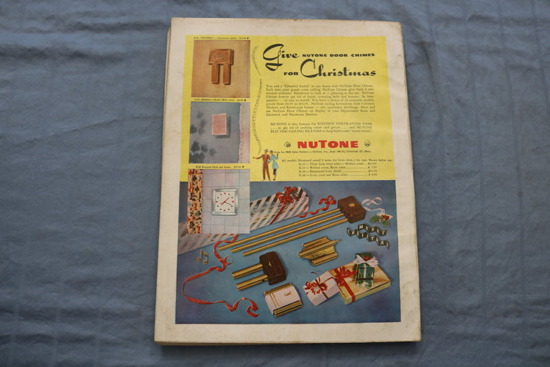 1953 OCTOBER HOUSE BEAUTIFUL MAGAZINE - FALL STYLE NEWS COVER - E 9650