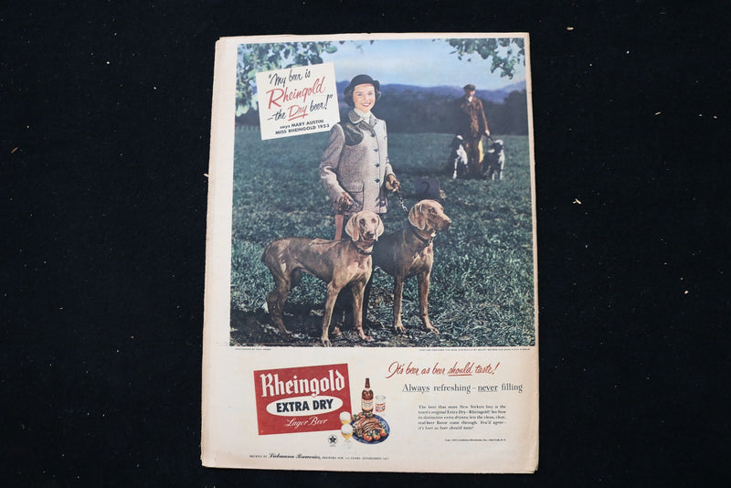 1953 AUGUST 23 SUNDAY MIRROR MAGAZINE - JOANNE DRU COVER - E 26291