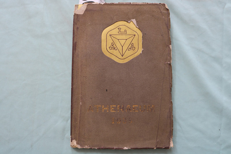 1939 ANTHENAEUM - THE SPECTATOR - MALE HIGH SCHOOL RECORD BOOK - K 3294
