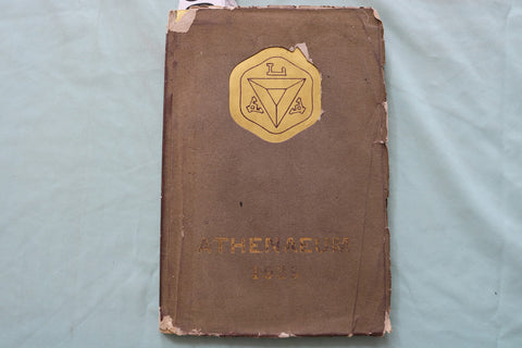 1939 ANTHENAEUM - THE SPECTATOR - MALE HIGH SCHOOL RECORD BOOK - K 3294