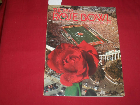 1985 JANUARY 1 ROSE BOWL PROGRAM - USC VS. OHIO STATE - CRIS CARTER - B 6338