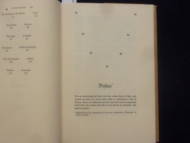1979 LITTLE BIRDS HARDCOVER BOOK BY ANAIS NIN - FIRST EDITION - KD 8837