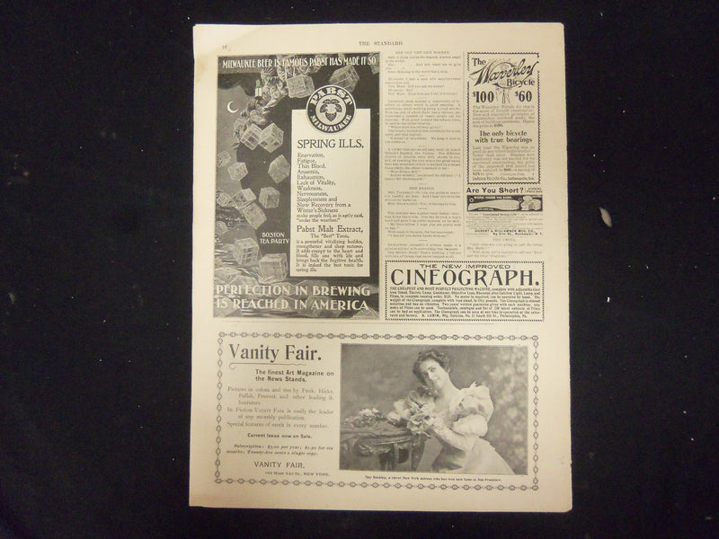 1897 APRIL 10 THE STANDARD MAGAZINE - HAWTHORNE SISTERS' OWN SUGGESTION- ST 3220