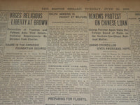 1909 JUNE 22 THE BOSTON HERALD - RALPH HARDING CAUGHT AT MILFORD - BH 371
